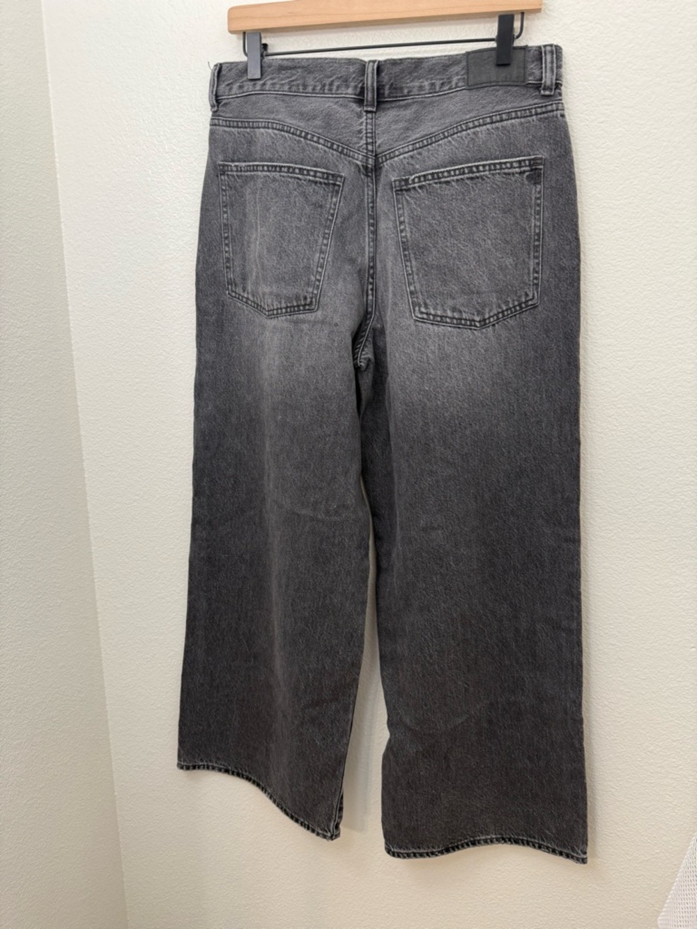 Madewell Petite Superwide-Leg Jeans in Kingswood Wash Size 29P - Picture 7 of 14